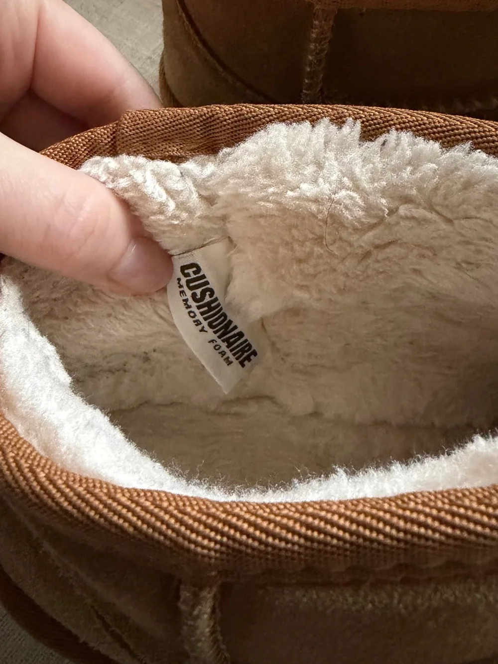 Cushionaire memory foam